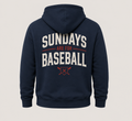 Sundays Are for Baseball Hoodie (Navy)
