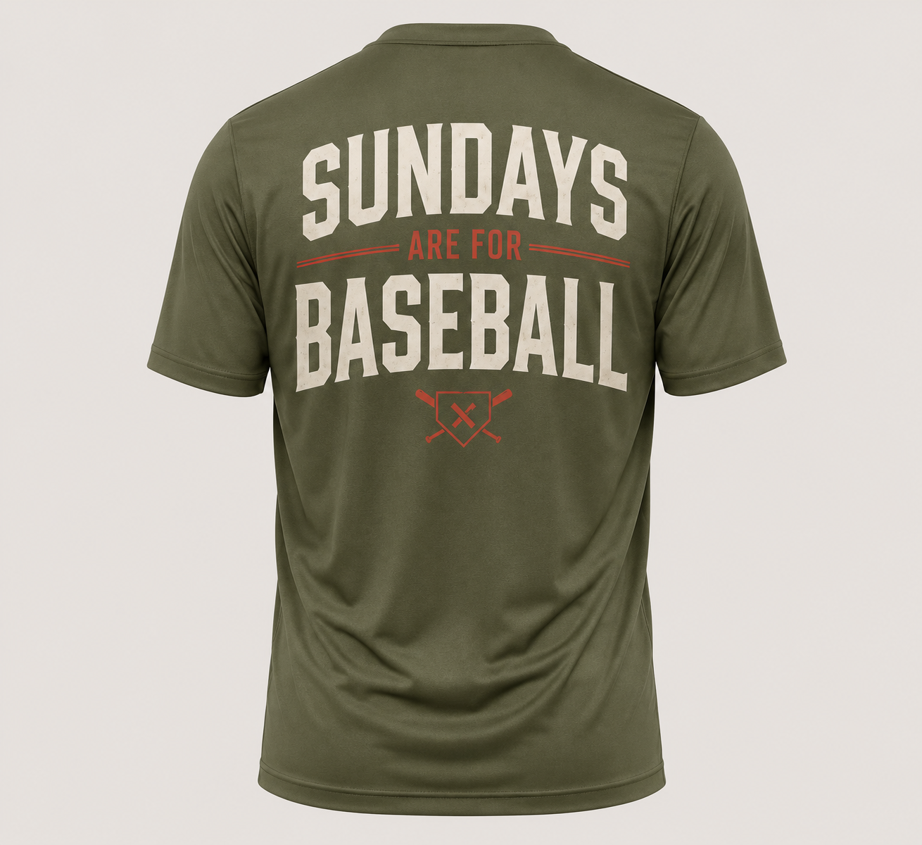 Sundays Are for Baseball Tee (Green)