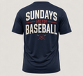 Sundays Are for Baseball Tee (Navy)