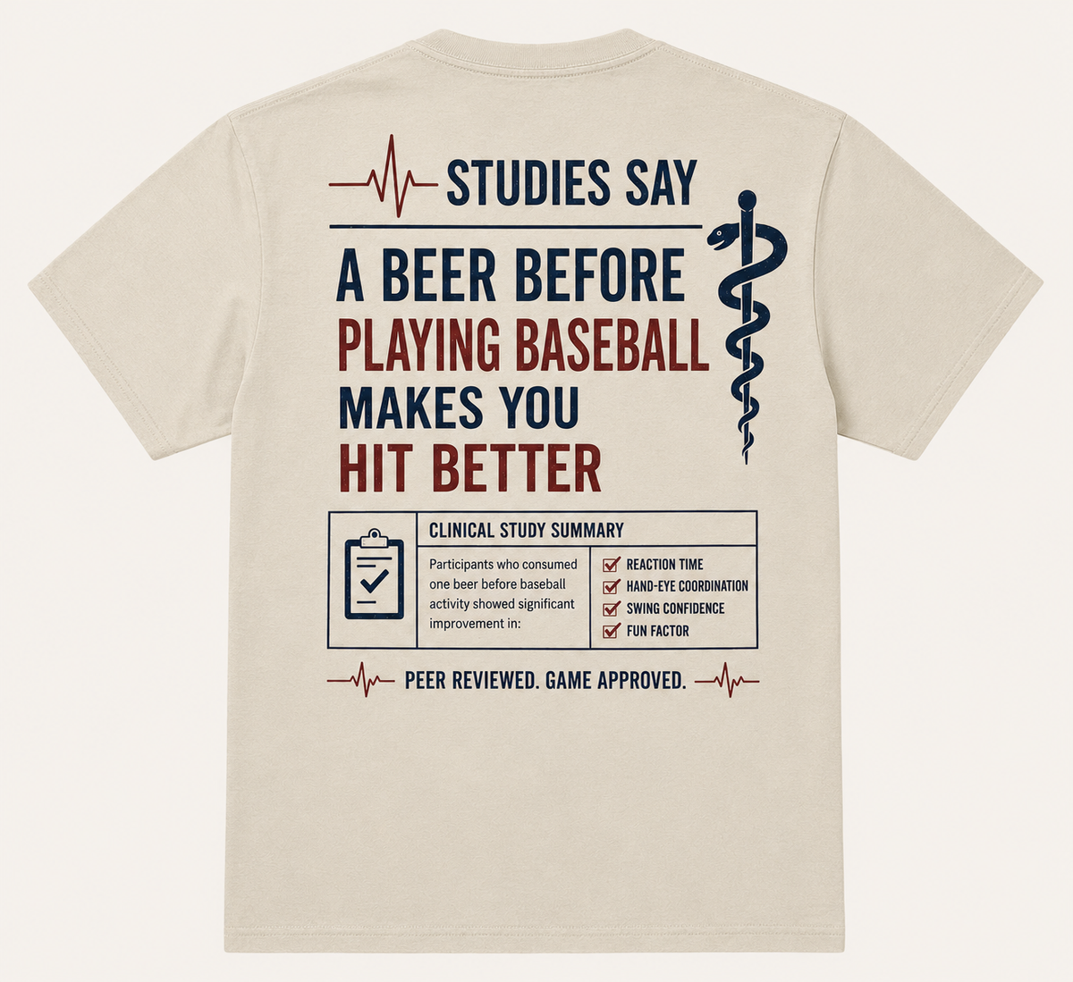 “Studies Say” Tee (Ivory)