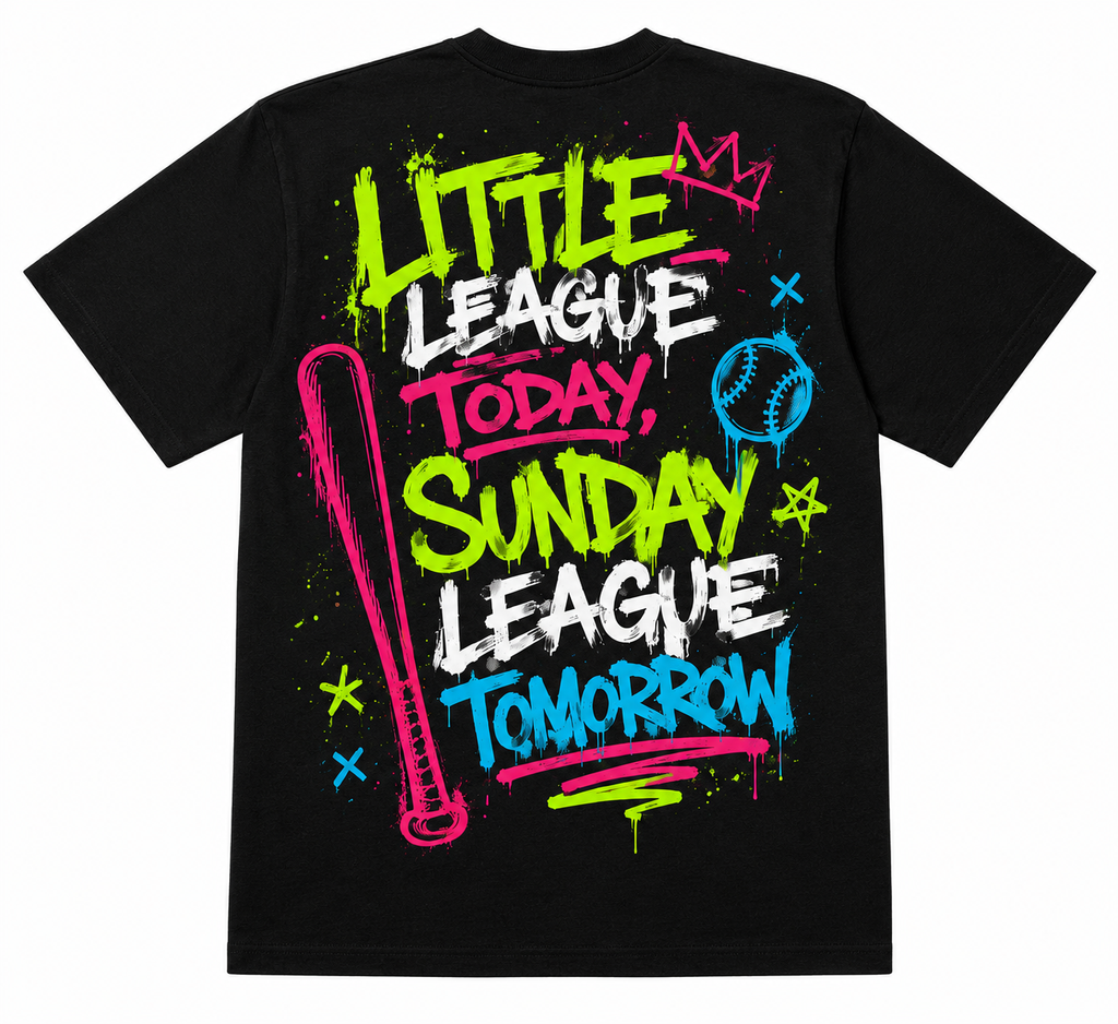 Little League Today. Sunday League Tomorrow - Youth Tee - PRE-ORDER