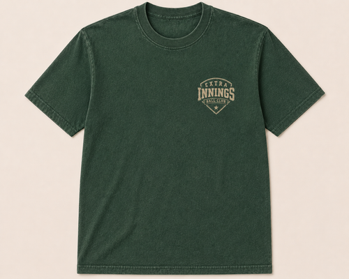 College Baseball Player — 10+ Years Ago Tee (Green)